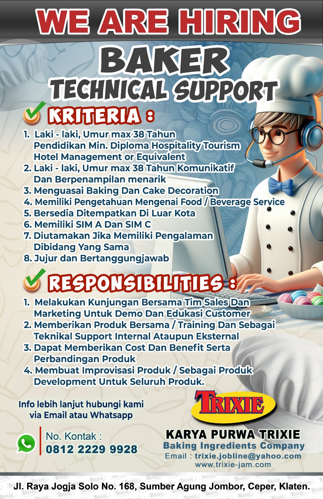 Baker Technical Support