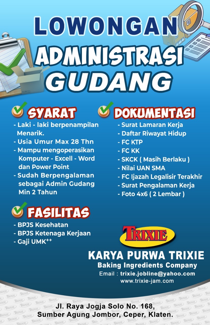 Admin Gudang